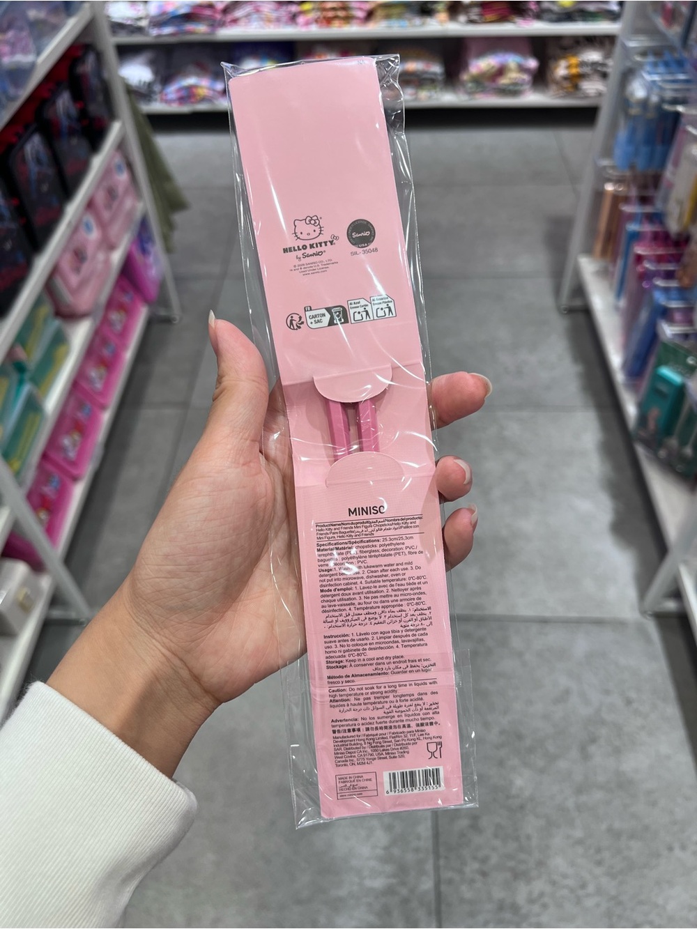 Hello Kitty Chopsticks (New) - Picture 2 of 2